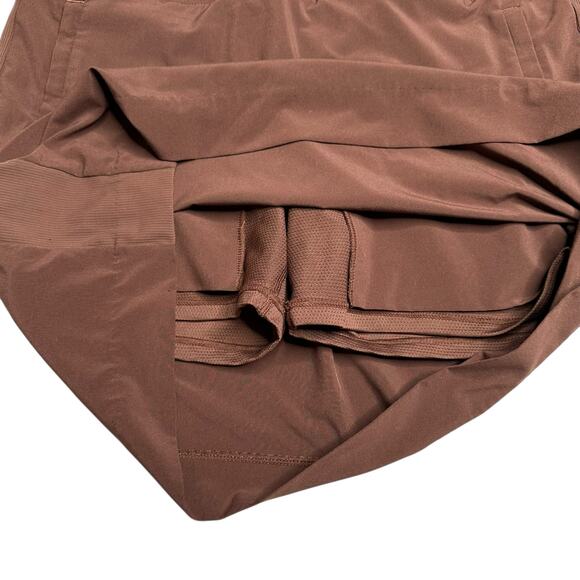 ATHLETA Brown Soho Skort Skirted Shorts Workout Women's Size 8 Mini Gym Workout - Picture 3 of 6
